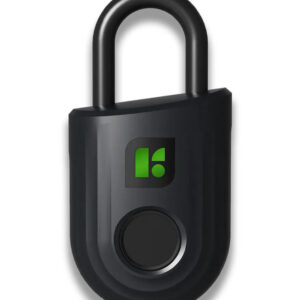 Fotografia do Padlock Lite, cadeado inteligente preto