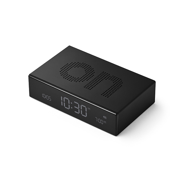 Lexon - Despertador FLIP Premium Preto - Image 3