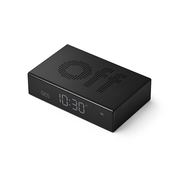 Lexon - Despertador FLIP Premium Preto - Image 4