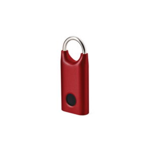 Fotografia do Nomaday Lock - cadeado inteligente vermelho-escuro