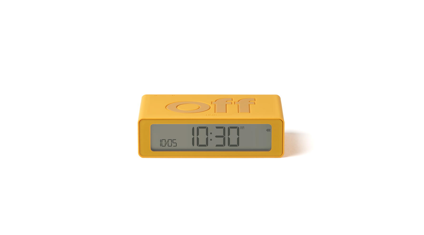 Lexon - Despertador FLIP Mini Amarelo - Image 2
