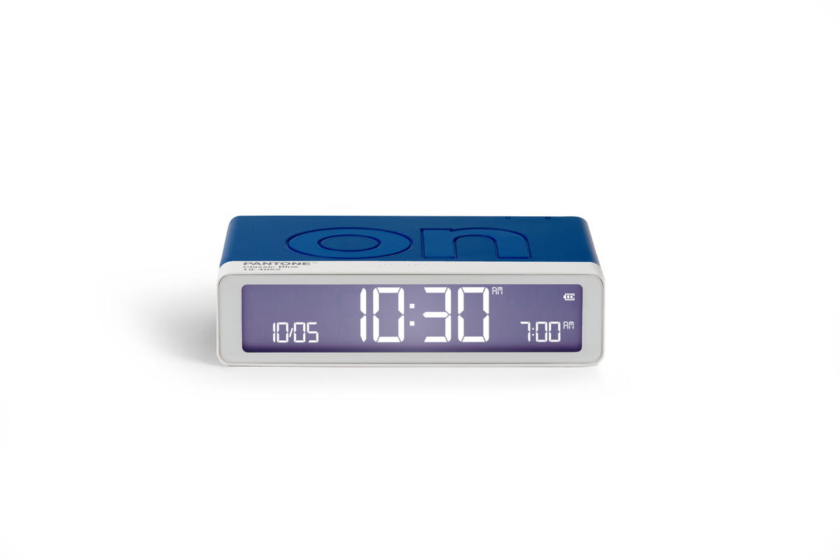 Fotografia do Despertador FLIP Classic Pantone Blue