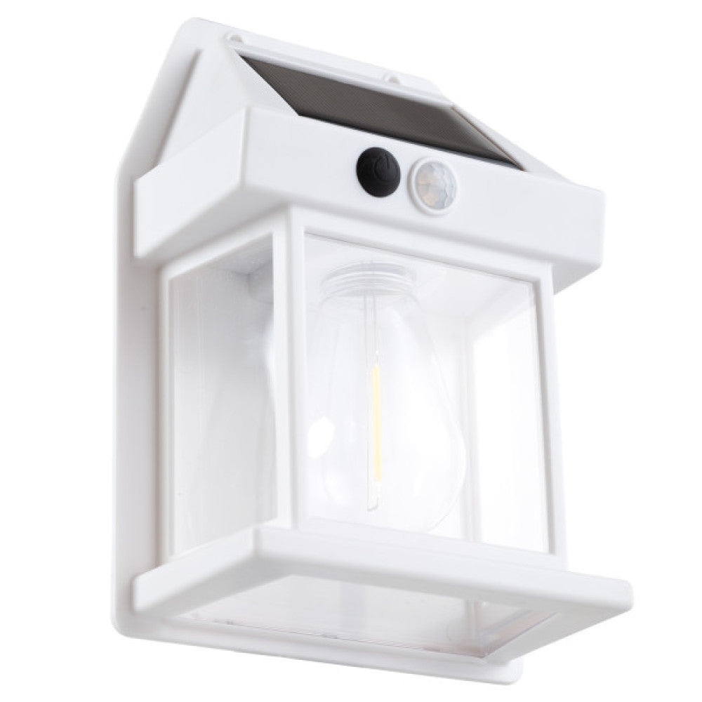 Aplique solar IP44 3 W 3000 K 100 lm com sensor PIR - branco - Image 4