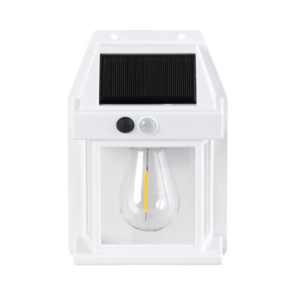 Aplique solar IP44 3 W 3000 K 100 lm com sensor PIR - branco - Image 5
