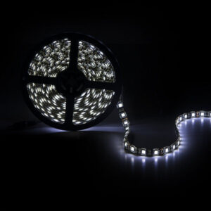 Fotografia da Fita de 300 LED 72 W CRI85 SMD5050 12 V DC IP65 preto pcb x5 m -branco neutro