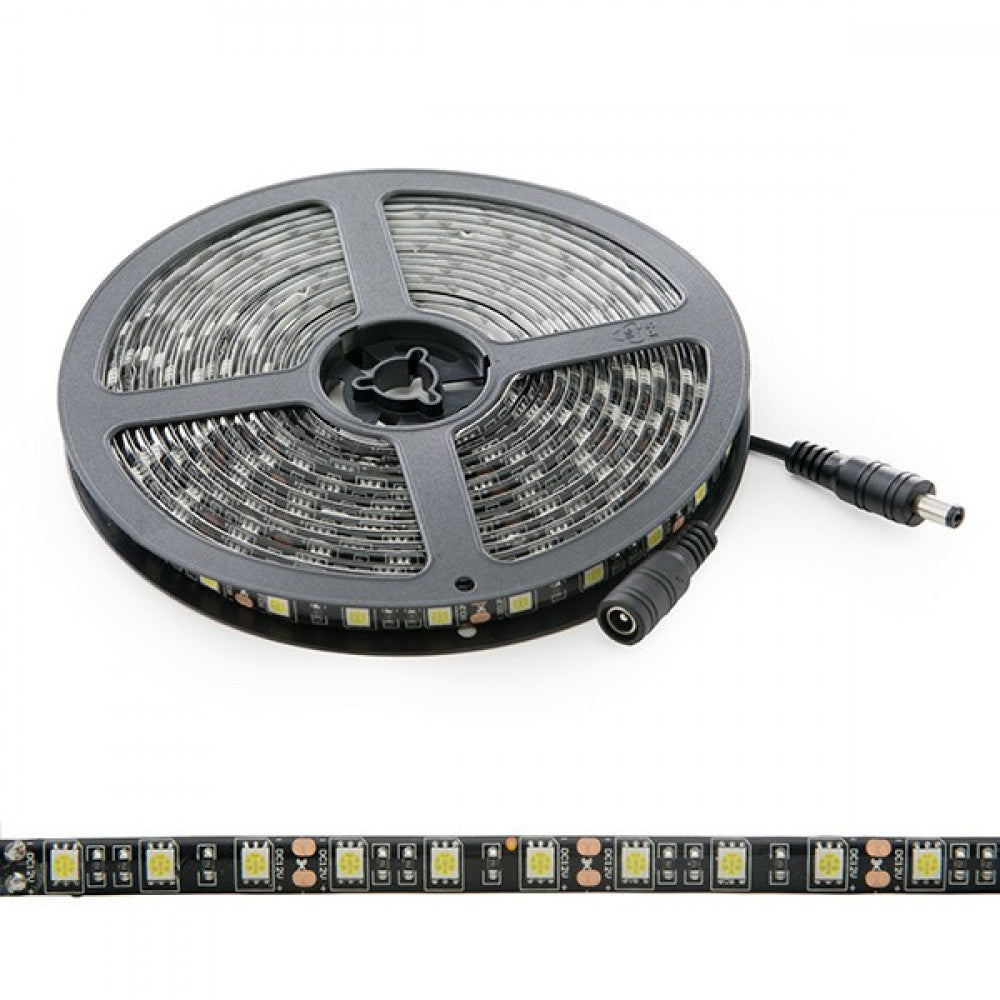 Fita de 300 LED 72 W CRI85 SMD5050 12 V DC IP65 preto pcb x5 m -branco neutro - Image 2
