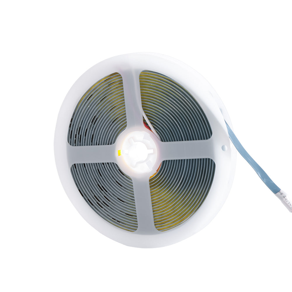 Fita de 320 LED/m 50 W 5.000 lm CRI90 COB 12 V DC IP20 8 mm largura x5 m -branco frio - Image 2