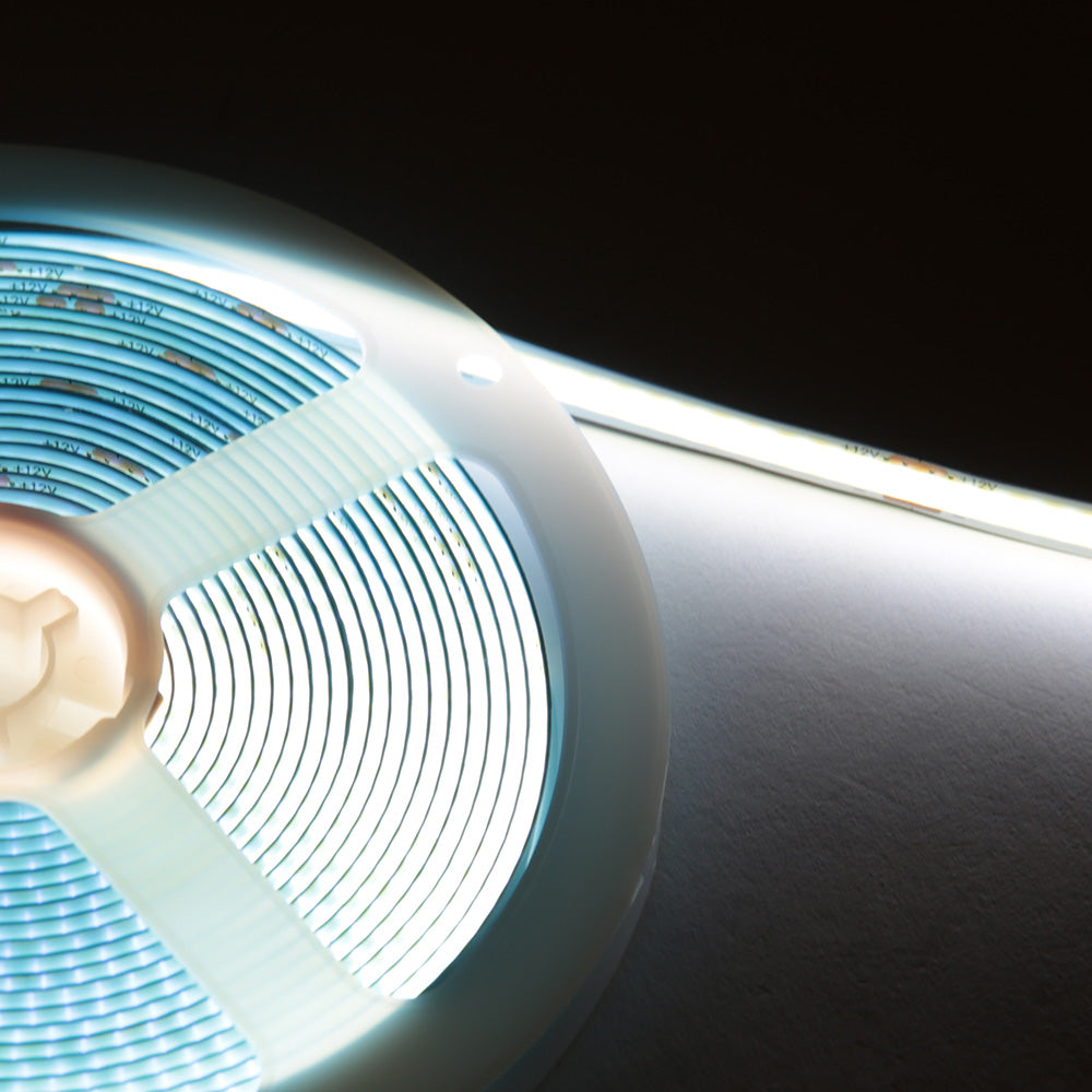 Fita de 320 LED/m 50 W 5.000 lm CRI90 COB 12 V DC IP20 8 mm largura x5 m -branco frio - Image 5