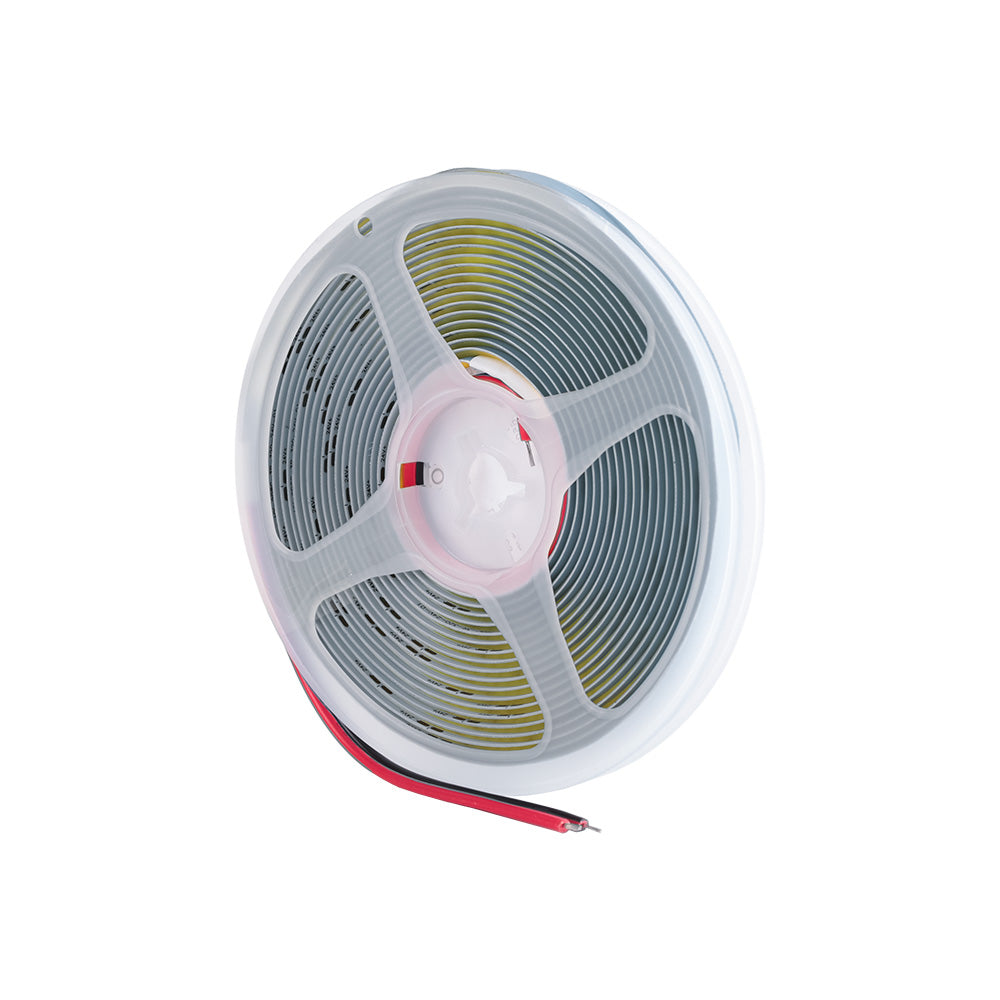 Fita de 320 LED/m 50 W 5.000 lm CRI90 COB 24 V DC IP20 8 mm largura x5 m -branco frio - Image 2