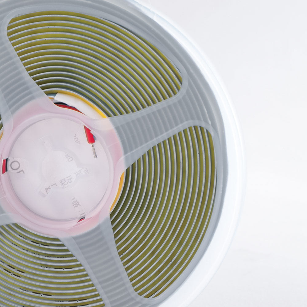 Fita de 320 LED/m 50 W 5.000 lm CRI90 COB 24 V DC IP20 8 mm largura x5 m -branco frio - Image 3