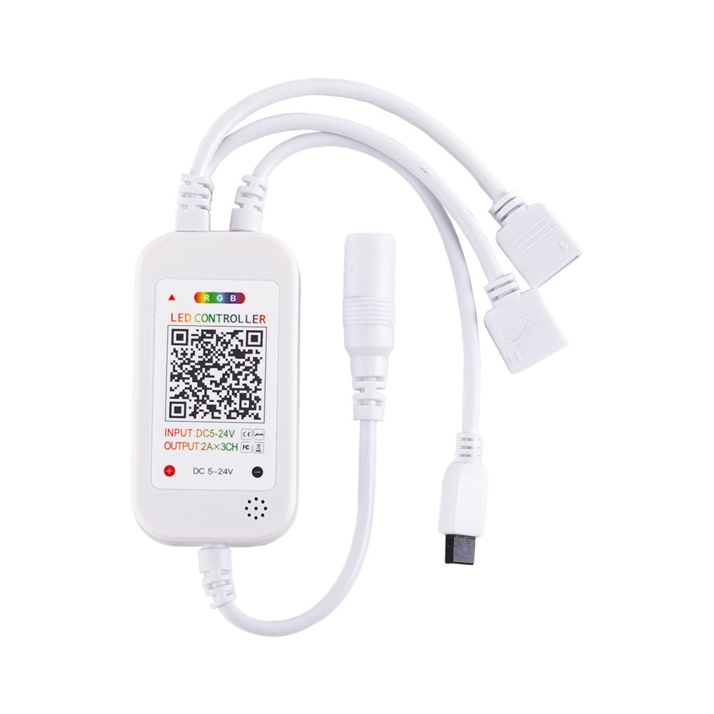 Kit de tira 72 W 3.000 lm 300 LED 10 metros RGB blister transformer, controlador, controlo Bluetooth IP20 - Image 6