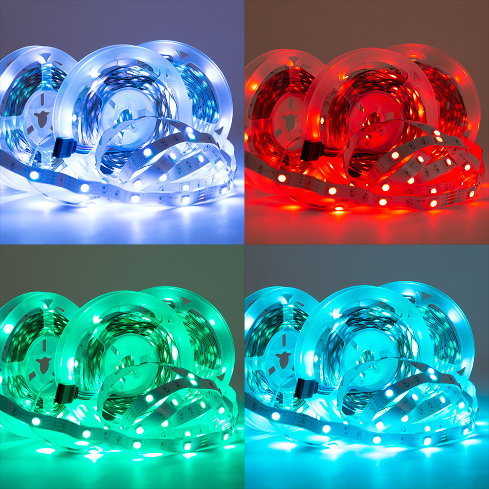 Kit de tira 108 W 4.500 lm 450 LED 15 metros RGB blister transformer, controlador, comando à distância IP20 - Image 2