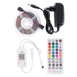Fotografia do Kit de tira LED RGB 5 metros