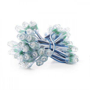 Pixel LED 0,1 W 2 lm 12 mm 5 V Epistar (string 50 unidades) azul