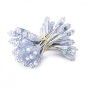 Fotografia do Pixel LED 0,1 W 1,7 lm 4200 K 9 mm 5 V Epistar (string 50 unidades) branco