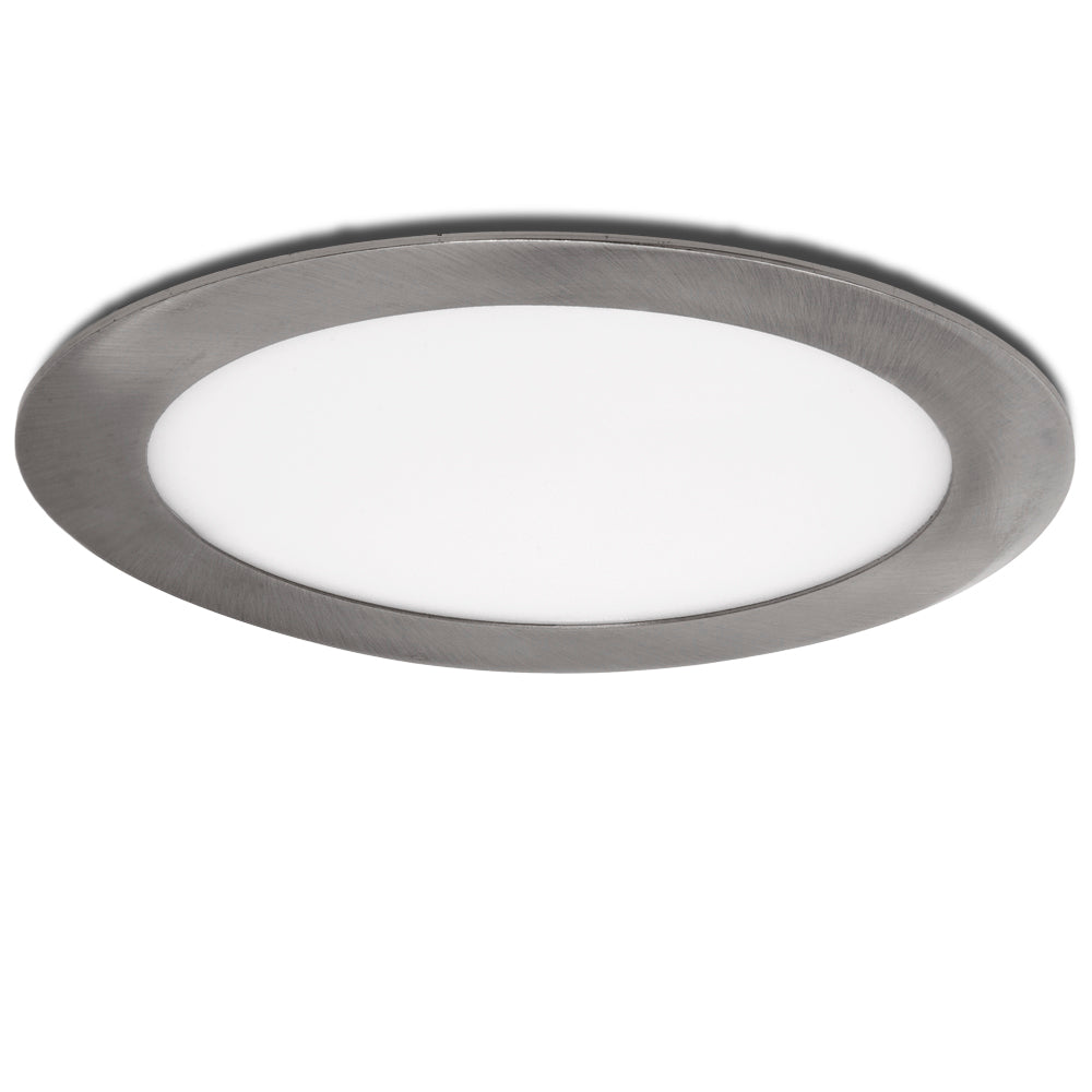 Painel LED 12 W 1200 lm 6000 K circular níquel acetinado - Image 2