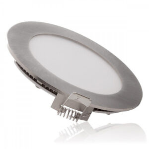 Fotografia do Painel LED 18 W 1800 lm circular níquel acetinado