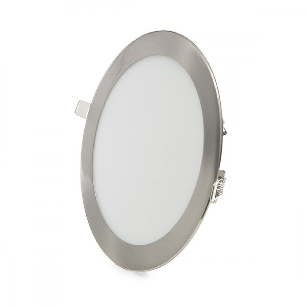 Painel LED 18 W 1800 lm circular níquel acetinado - Image 4