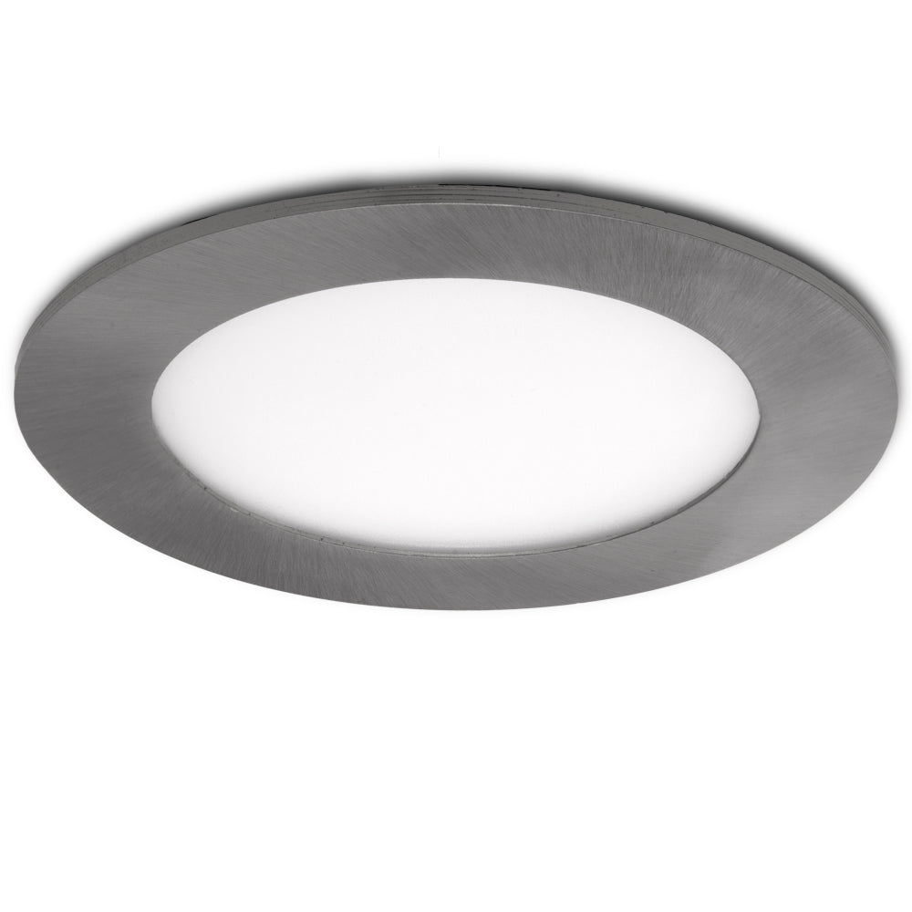 Painel LED 6 W 600 lm circular níquel acetinado - Image 2