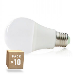 Fotografia do Conjunto de 10 lâmpadas LED esféricas alumínio/PC E27 9 W 810 lm