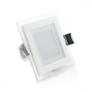 Fotografia do Downlight LED 6 W 600 lm quadrado vidro