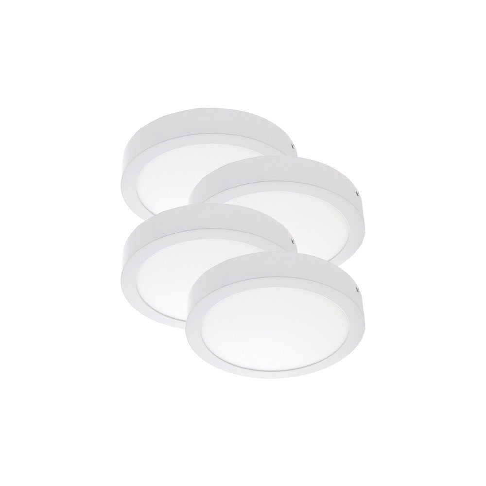 Conjunto de 4 plafons LED 12 W 930 lm superfície - Image 3