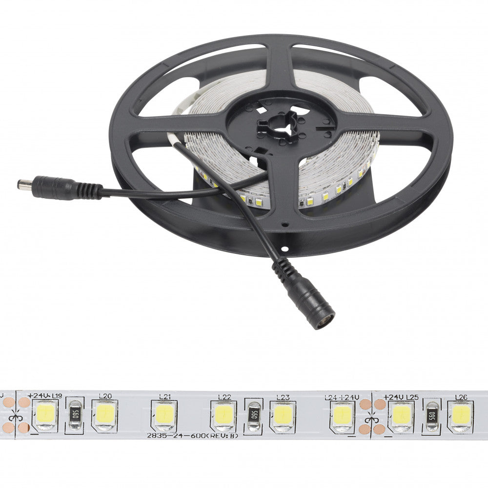 Fita de 600 LED 60 W 5.500 lm CRI85 6000 K SMD2835 24 V DC x5 m -branco frio - Image 2