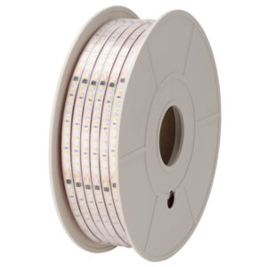 Fita de 120 LED/m 1500 lm/m SMD2835 difusor microprismático auto-retificado 220 V AC IP65 x50 m