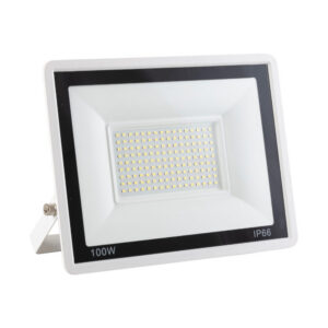 Fotografia do Projetor LED 100 W 8.000 lm 6000 K IP66 regulável acabamento branco