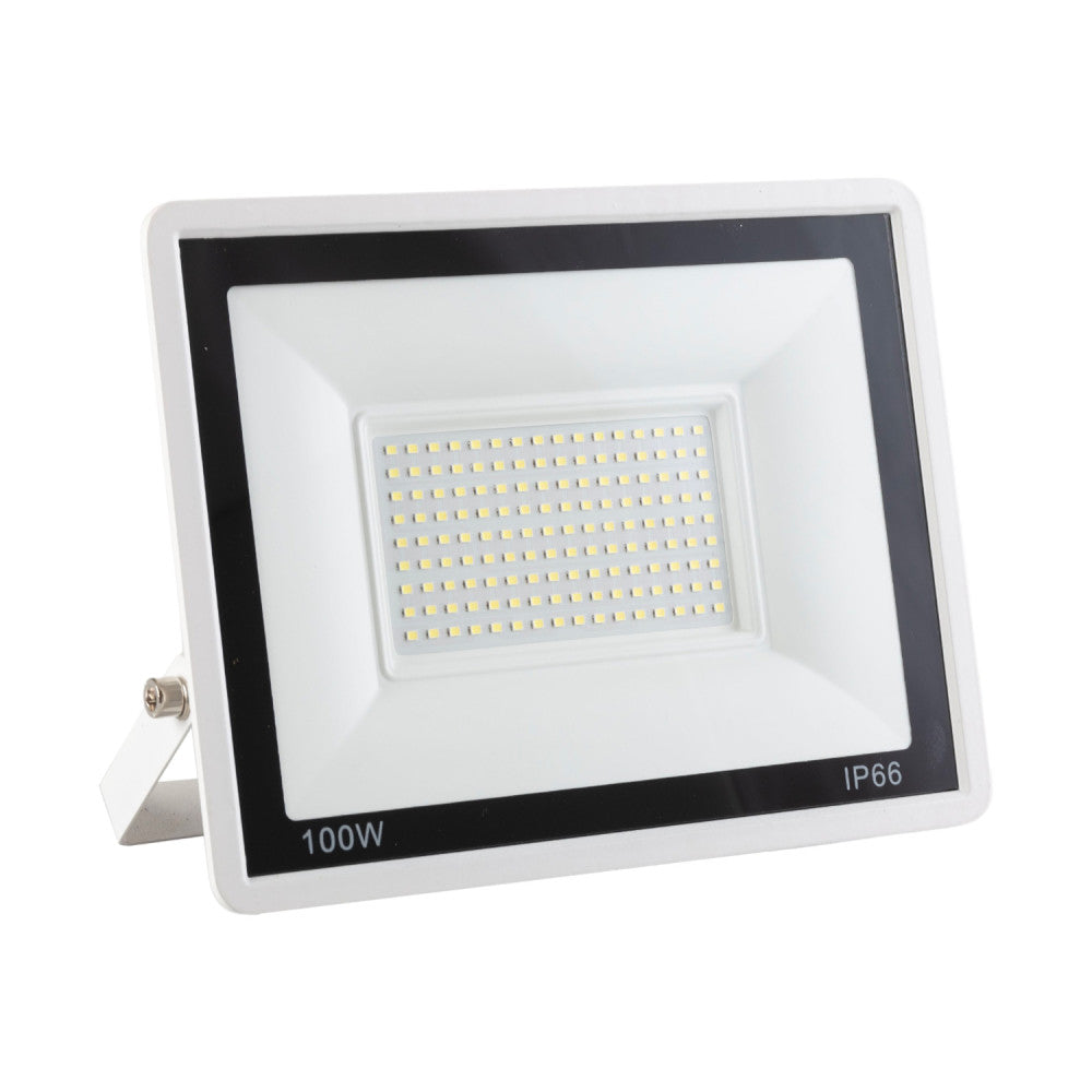 Fotografia do Projetor LED 100 W 8.000 lm 6000 K IP66 regulável acabamento branco