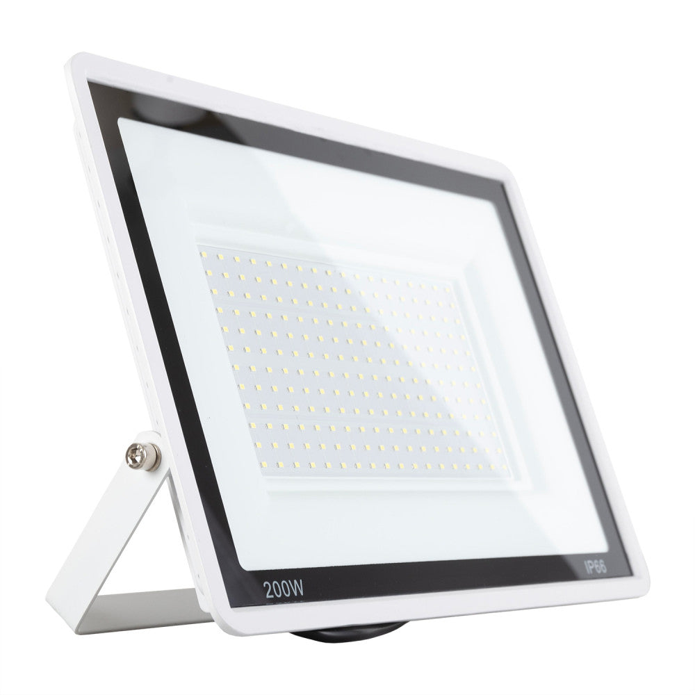 Projetor LED 200 W 16.000 lm 6000 K IP66 regulável acabamento branco - Image 3