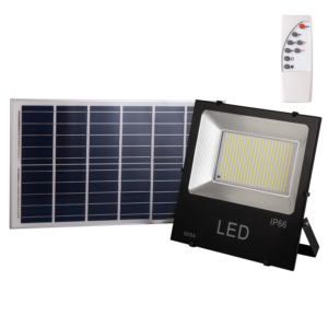Fotografia do Projetor LED 200 W 20.000 lm 6000 K sensor solar 200 W + painel de comando à distância 6 V/30 W