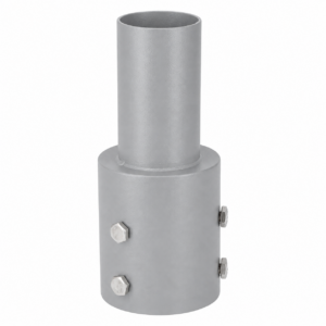 Adaptador para poste de iluminação pública de 80 mm para 60 mm - cinzento