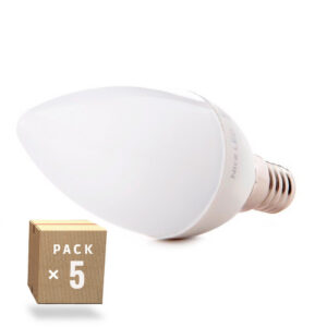 Fotografia do Conjunto de 5 lâmpadas LED E14 5 W 500 lm