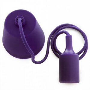 Fotografia do Porta-lâmpadas E27 roxo
