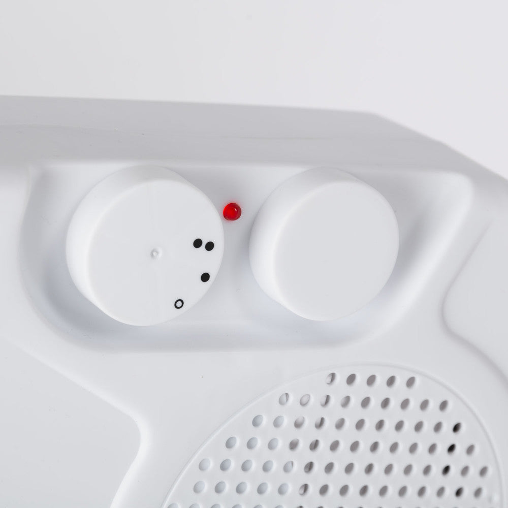 Aquecedor de resistência + ventilador 500 W branco - Image 2