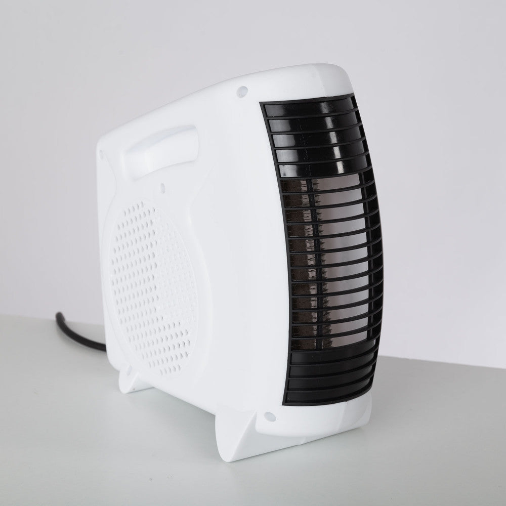 Aquecedor de resistência + ventilador 500 W branco - Image 3