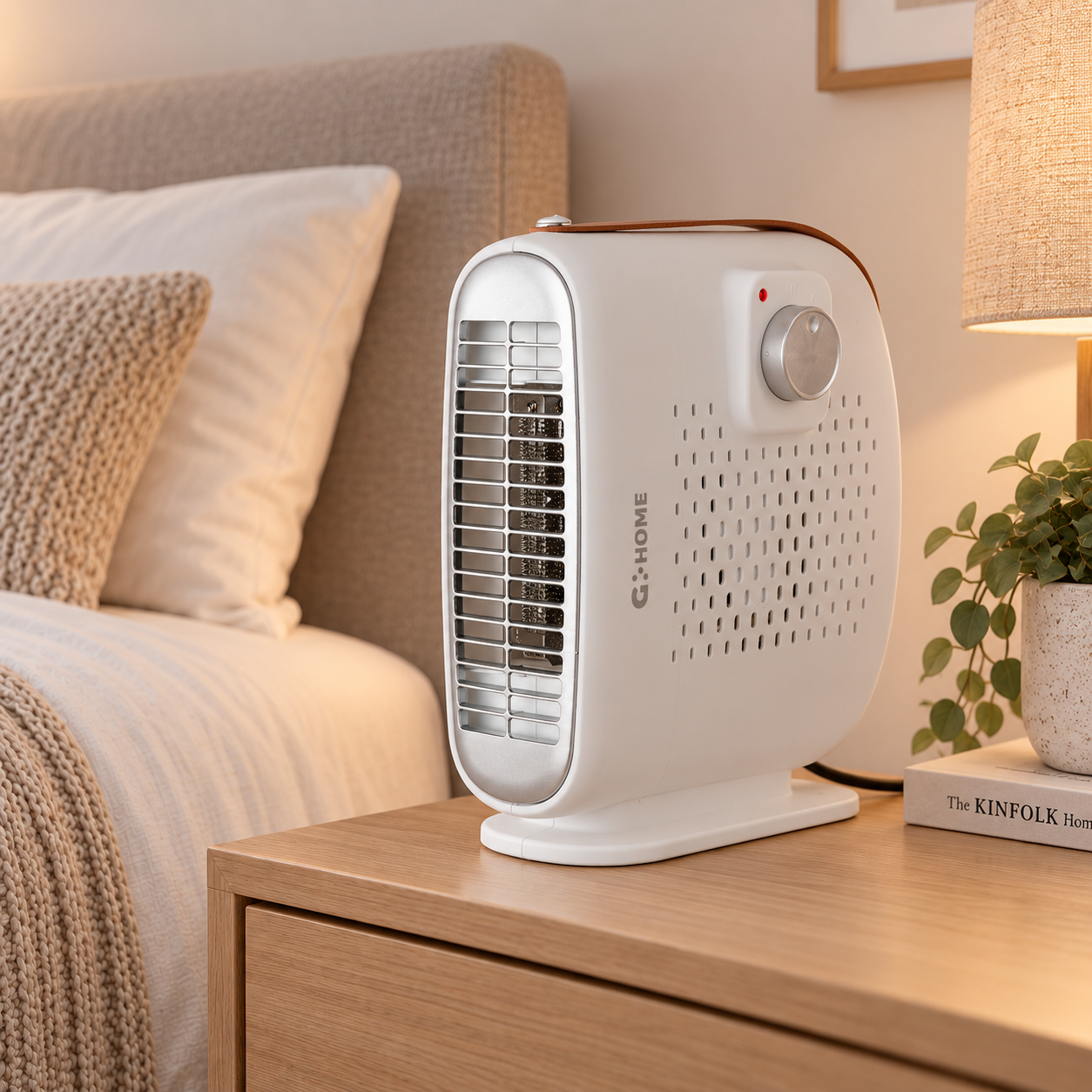Fotografia do Aquecedor de resistência + ventilador 500 W branco