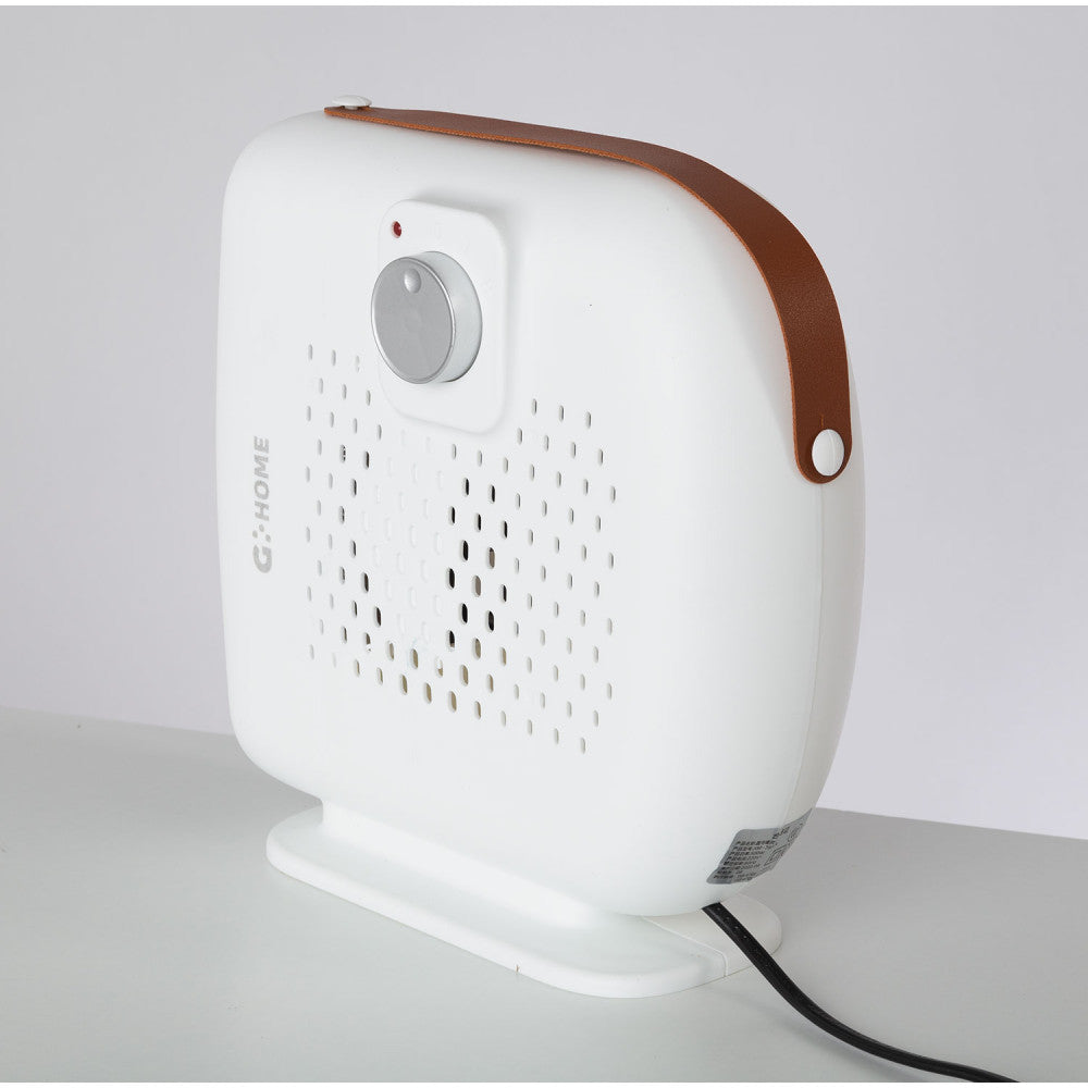 Aquecedor de resistência + ventilador 500 W branco - Image 2