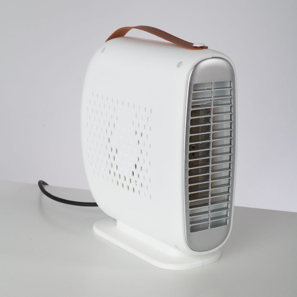Aquecedor de resistência + ventilador 500 W branco - Image 3