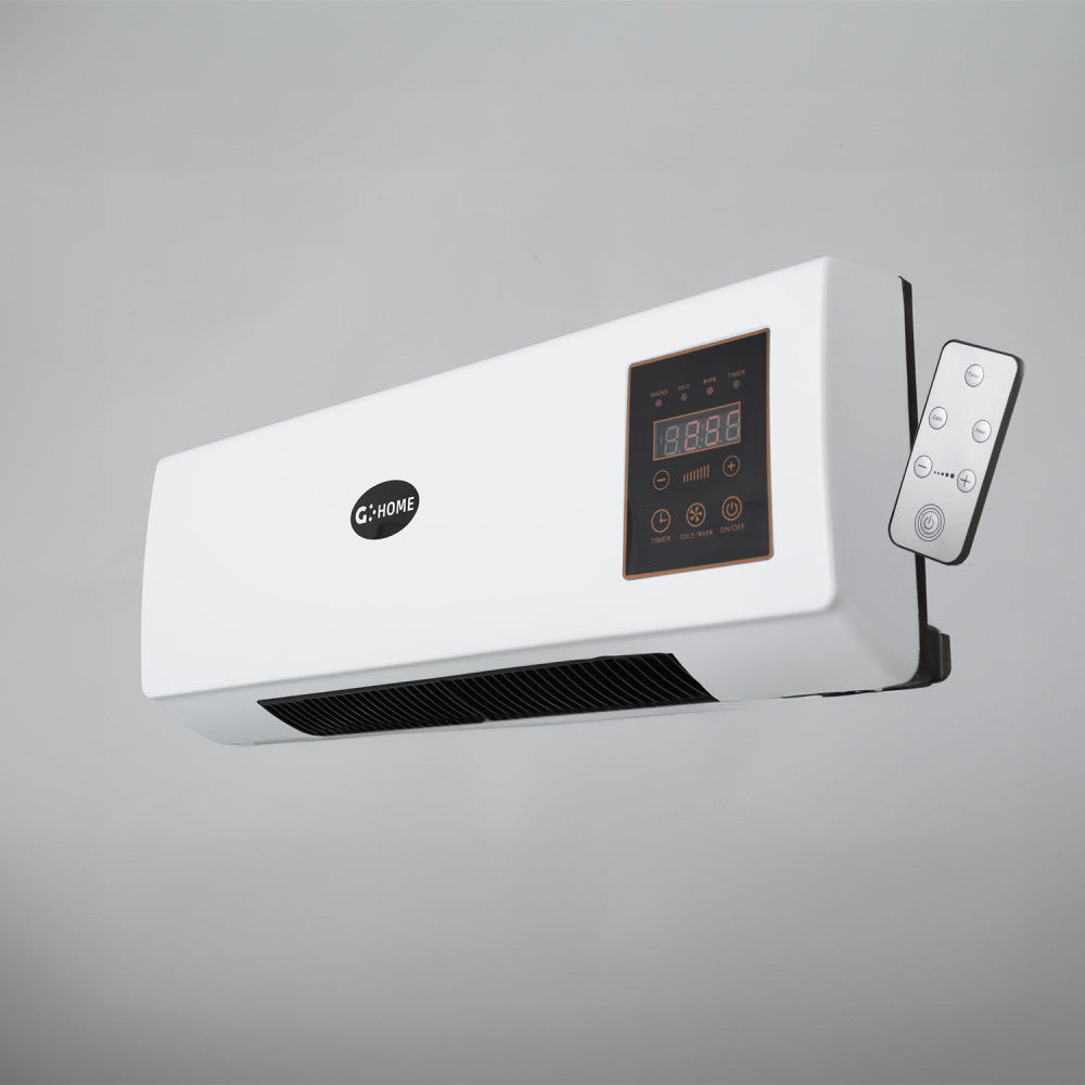 Aquecedor ptc + ventilador 1500 W comando à distância branco - Image 4