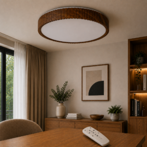 Fotografia da Luminária de teto LED decorativa 40 W CCT 3000-6000 K comando à distância