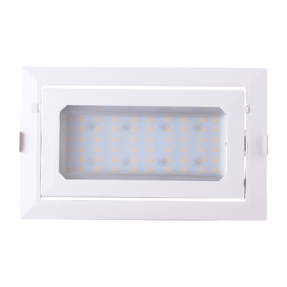 Foco downlight LED 30 W 5000 lm retangular ajustável - Image 4