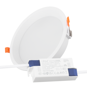 Downlight LED 24 W 140 lm/W driver Lifud sem cintilação