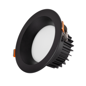 Fotografia do Foco downlight circular LED 9 W 900 lm antirreflexo UGR19 preto
