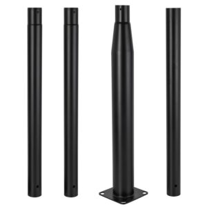 Coluna destacável de revérbero 4 m, preto