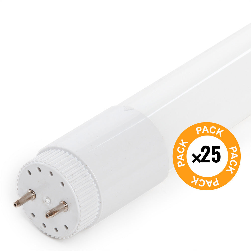 Conjunto de 25 tubos LED T8 9 W 1260 lm 6000 K vidro 60 cm - Image 2
