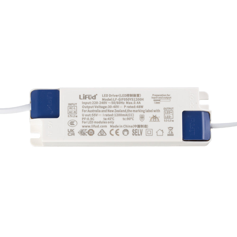 Painel LED 50 W 5000 lm 120 × 30 cm driver Lifud - Image 2