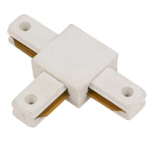 Calha monofásica do conector t branco