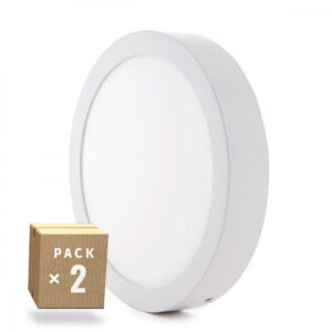 Fotografia do Conjunto de 2 plafons LED 24 W Superfície
